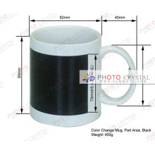 Sublimation Porcelain Color Changing Mug 11oz